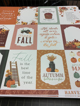 3x4 Journaling Cards - Harvest