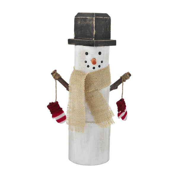 Wood Snowman Sitter - Medium