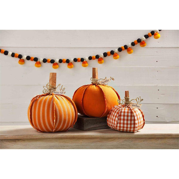 Pumpkin Sitter  - Large  - Happy Fall