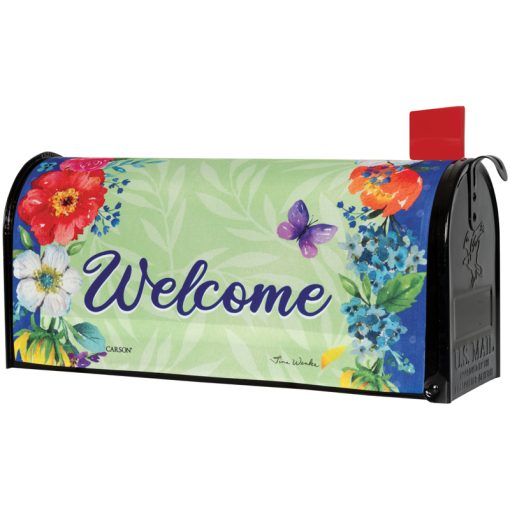 Floral Spray - Mailbox Cover