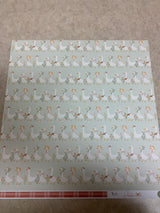 Springtime Goose Stroll - Silly Goose - Scrapbook Paper - 12 x 12