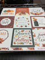 Journaling Cards 4x4 - Harvest
