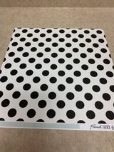 Perfect Polka Dots - French Girl - 12 x 12 - Scrapbook Paper