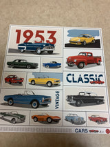Assorted Cars Card - Cars - 12 x 12 - Scrapbook Paper