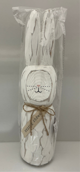 Large Bunny Wood Block Sitters