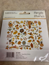 Acorn Lane  - Floral Bits - 60 Pieces