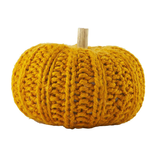 Mustard Crochet Pumpkin