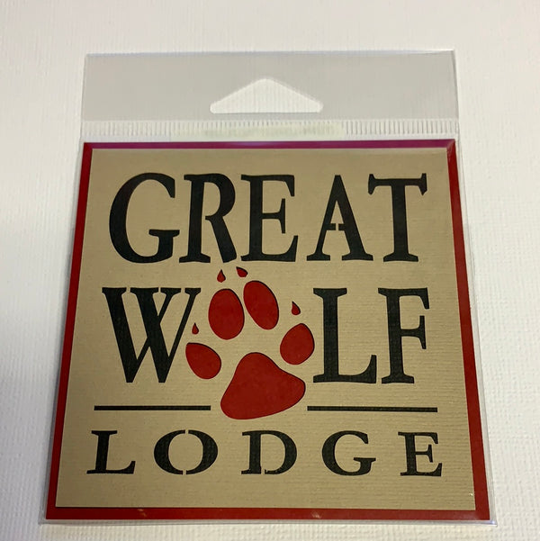 Great Wolf Lodge w/ Paw Print