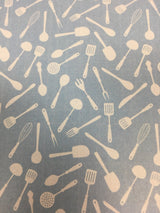 Kiss The Cook - Whats Cooking - 12 x 12 Scrapbook Paper