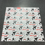Sparring - Martial Arts - 12 x 12 Scrapbooking Paper