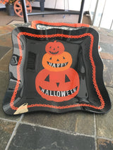 Halloween Glass Plate