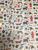 Puppy Play - A Dog's Tail - 12 x 12 Scrapbook Paper