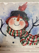 Watercolor Snowman Coasters