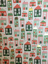 Up On The Housetop - Holly Jolly Collection - 12 x 12 Scrapbook Paper