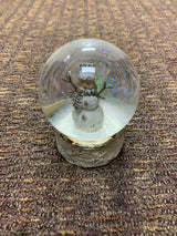 Resin Snowman Snow Globes On Barn Wood