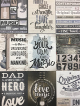 Traditional - Maestro - 12 x 12 Scrapbook Paper