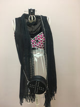 Lace Armhole Wraps - 3 Assorted Colors