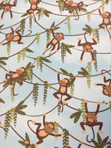 Monkey Business - We Bought A Zoo - 12 x 12 Scrapbook Paper