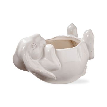 Bunny Planter - White