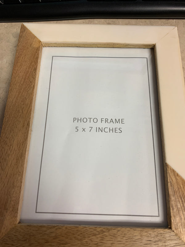 Wood & Cream Photo Frame - 5x7