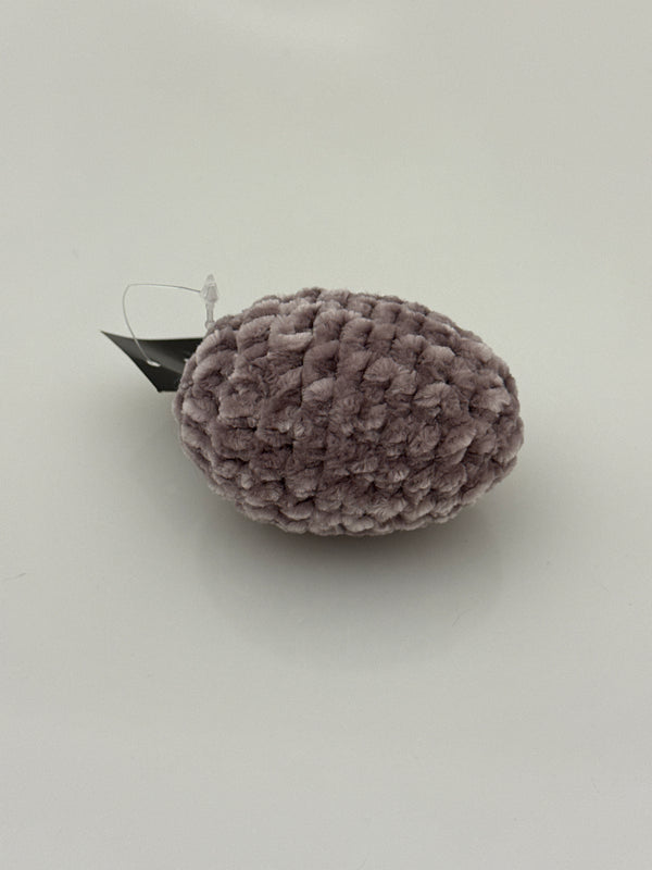 Purple Crochet Easter Egg