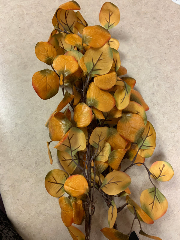 Yellow Gumdrop Eucalyptus Stem - 28 Inch