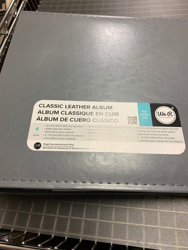 Charcoal Grey Three Ring Binder