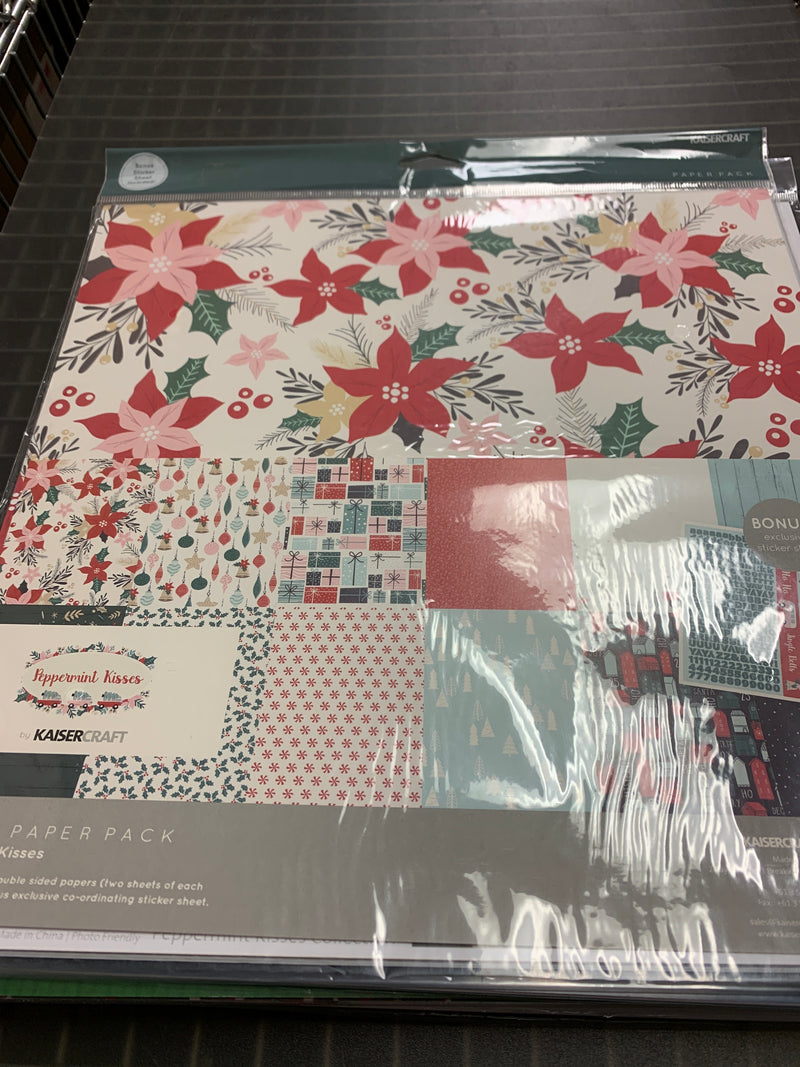 Peppermint Kisse -  12 x 12