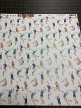 Serve - Volleyball - 12 x 12 Scrapbook Paper
