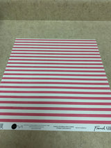Paris Journaling Cards - French Girl  - 12 x 12 - Scrapbook Paper