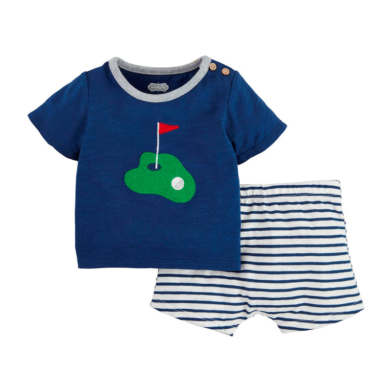 Golf Baby Short Set - 9 - 12month