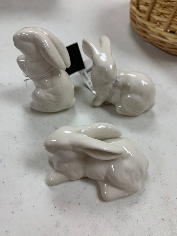 White Porcelain Bunnies