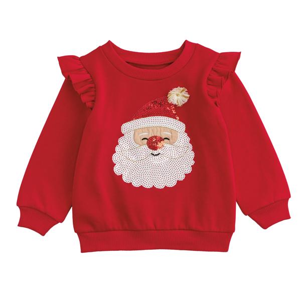 Sequin Santa Sweatshirt - 4T-5T
