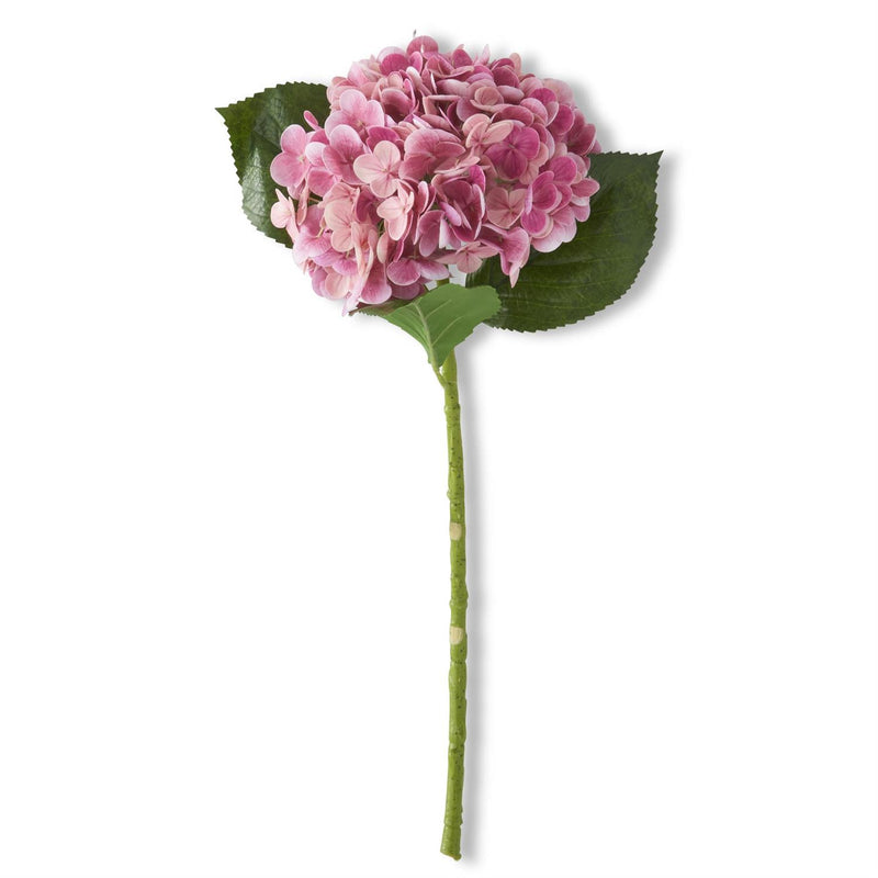 Dark Pink Real Touch Hydrangea Spray - 20inch