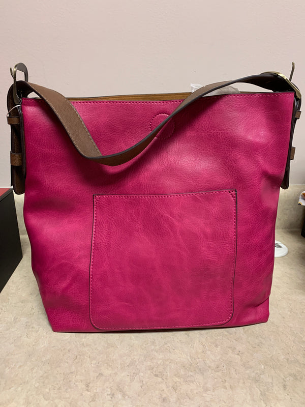 Orchid Flower Hobo Coffee Handle Handbag