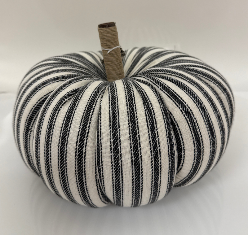 Black and White Pumpkin - Medium