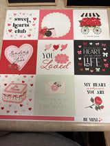 Be Mine - Journaling Cards 4 x 4