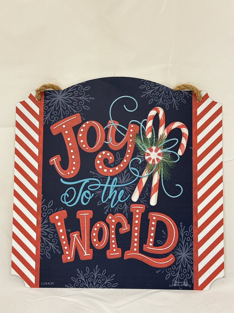 Peppermint Joy Wall Sign