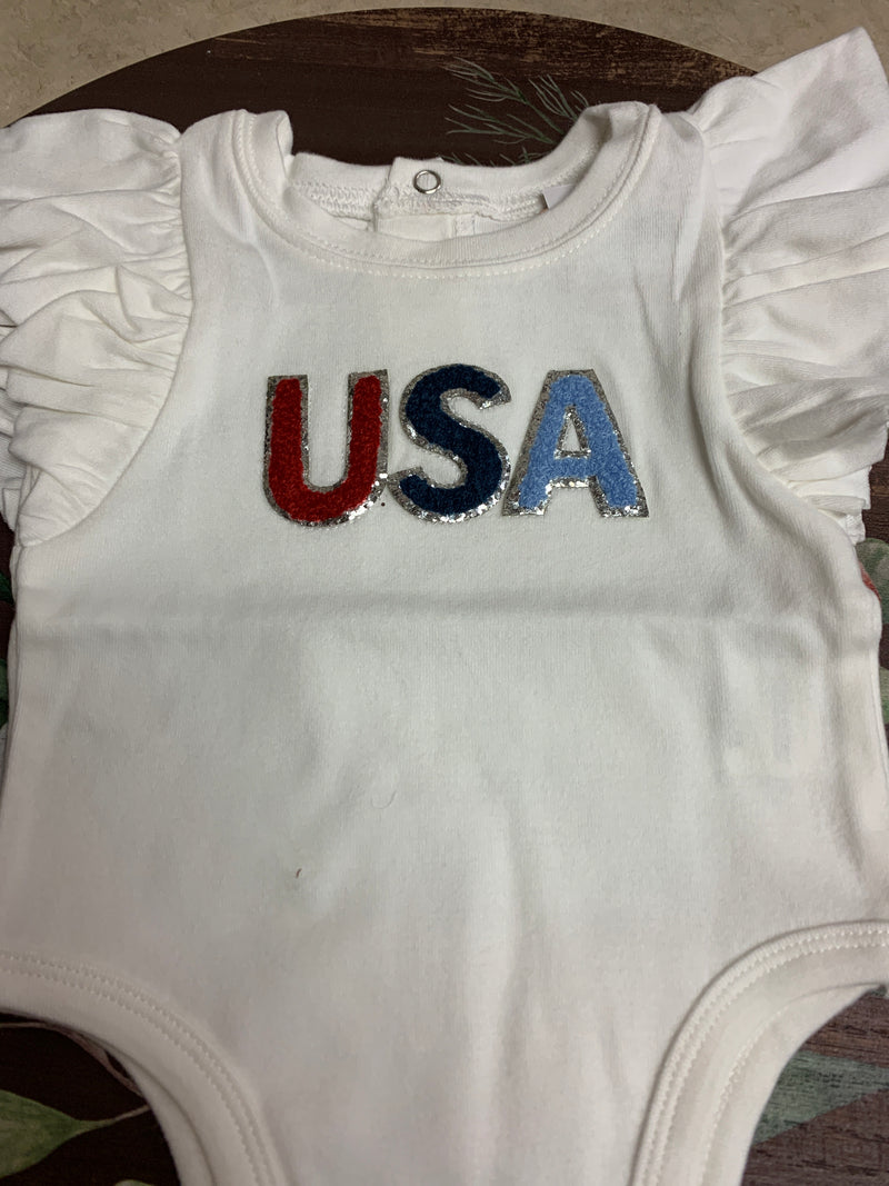 USA Girl Crawlers - 3 - 6month