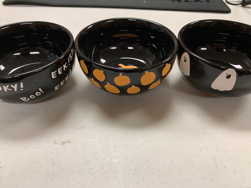 Happy Halloween Dip Bowls - one of each.
