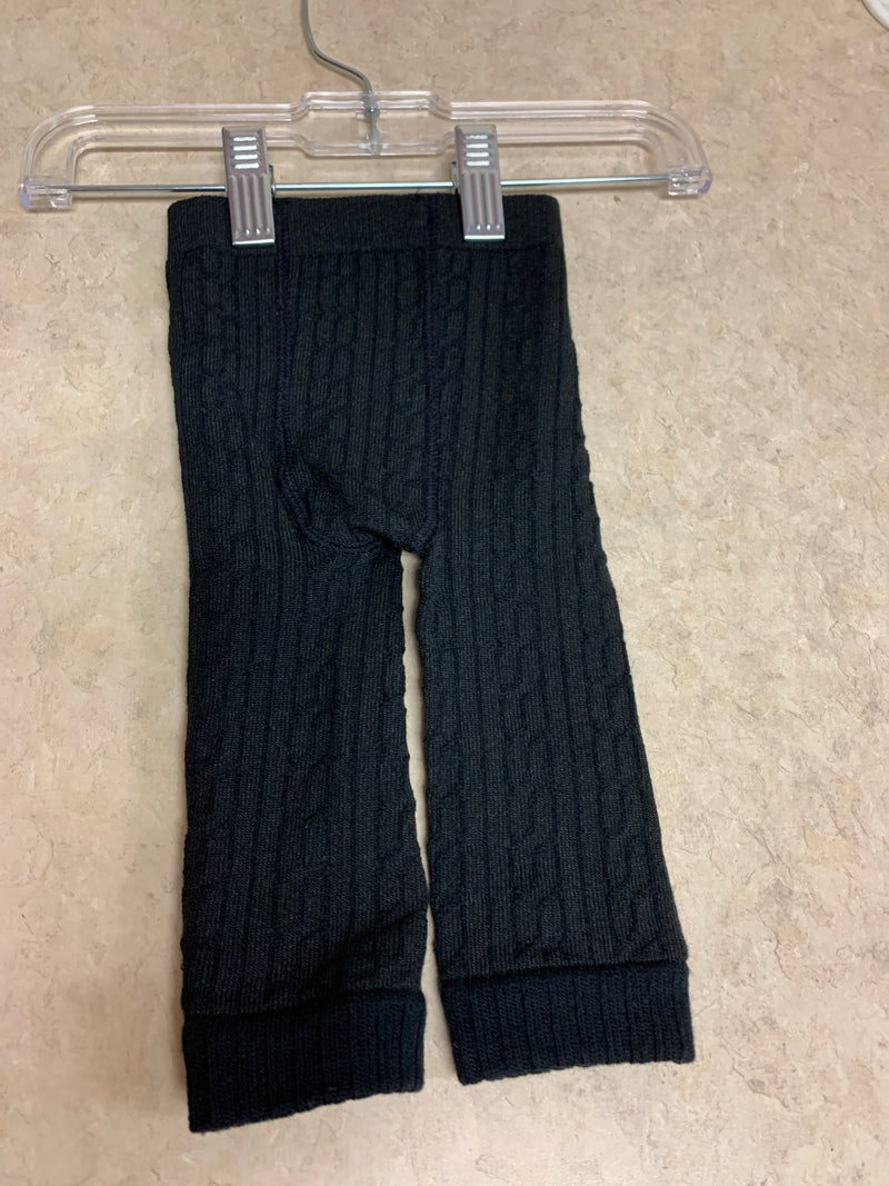 Black Colored Leggings - 12 - 18 Month