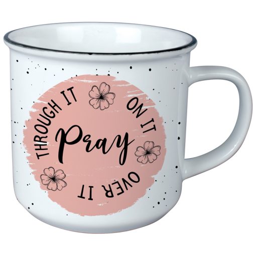 Pray  - Vintage Mug