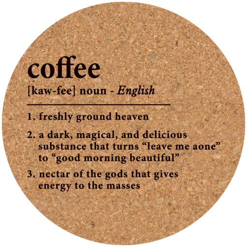 Coffee Cork Coaster Set