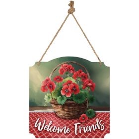 Welcome Friends - Metal Wall Sign