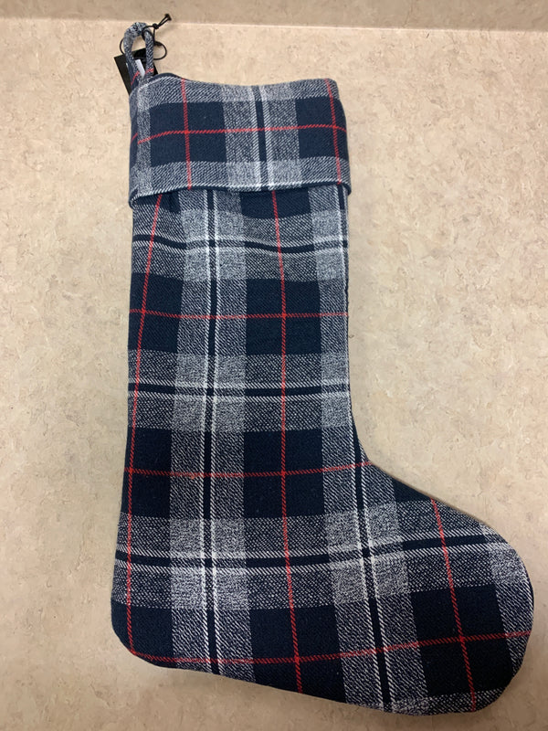 Plaid Stockings -  Blue, White, and Red