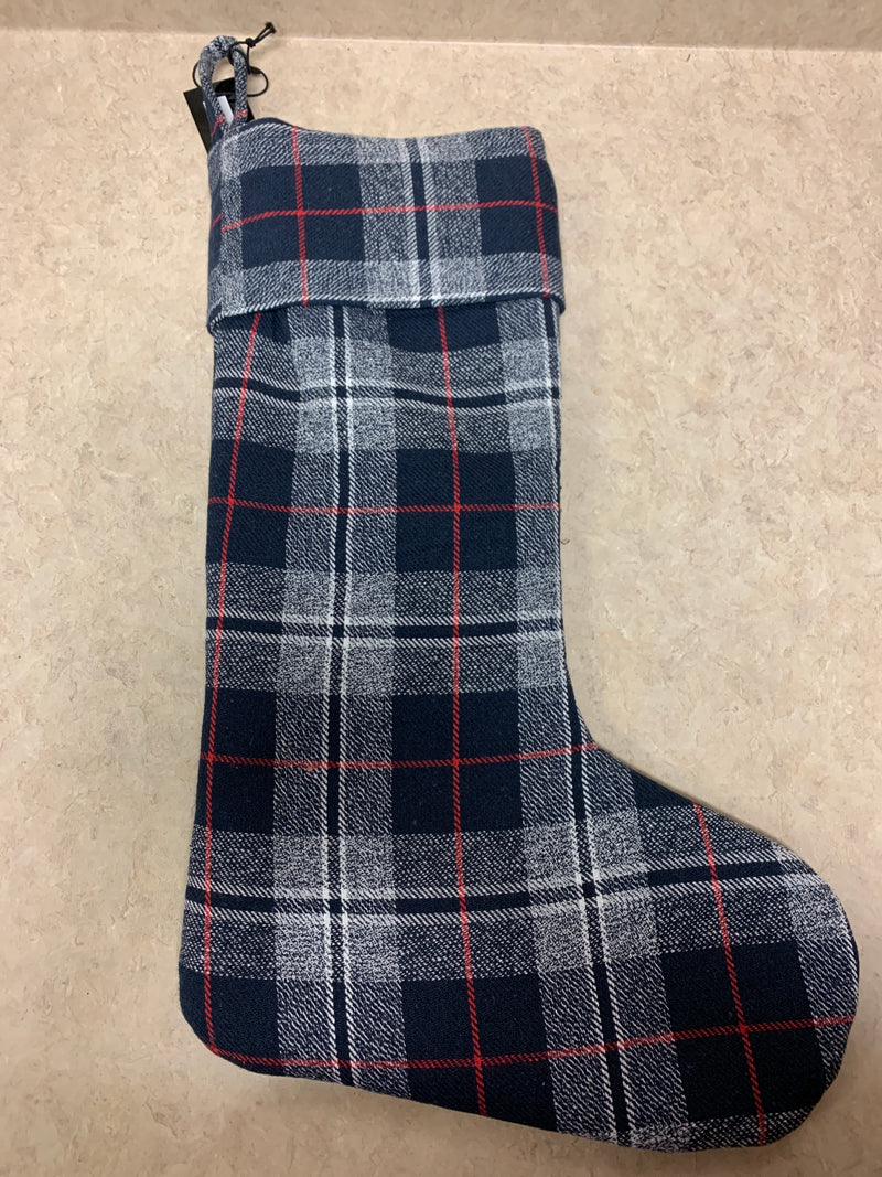 Plaid Stockings -  Blue, White, and Red