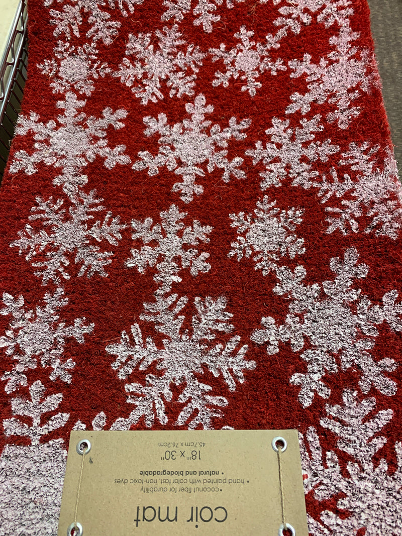 SnowFlake Coir Mat