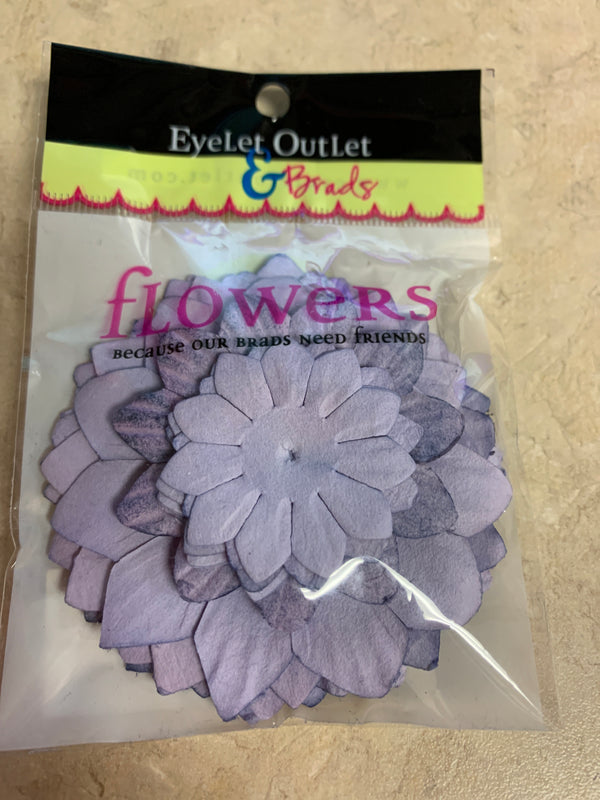 Purple Paper Flower Petals - 40ct