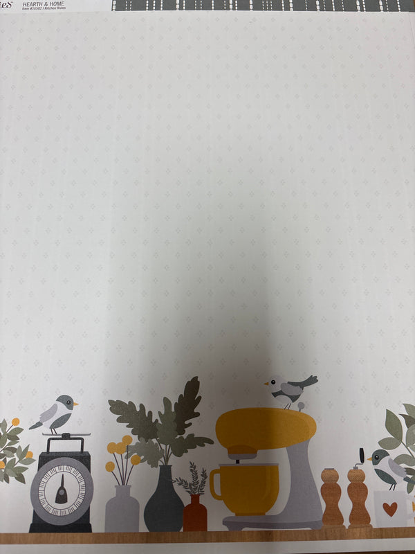 Kitchen Rules - Hearth and Home - 12 x 12 Scrapbook Paper