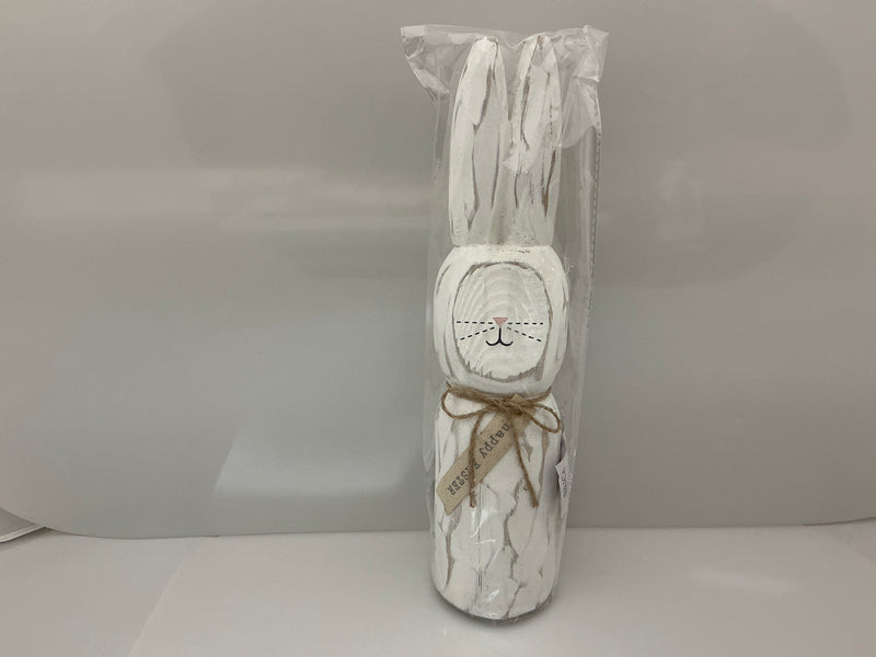 Large Bunny Wood Block Sitters